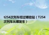 t254次列车经过哪些站（T254次列车从哪发车）