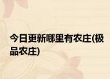 今日更新哪里有农庄(极品农庄)