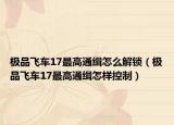 极品飞车17最高通缉怎么解锁（极品飞车17最高通缉怎样控制）