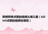 哔哩哔哩点赞的视频从哪儿看（bilibili点赞的视频在哪里）