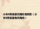 小米8青春版刘海处有阴影（小米8青春版有刘海吗）