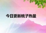 今日更新桃子热量