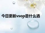 今日更新vsop是什么酒