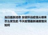 当日最新消息 安徽怀远疫情从哪来怎么发生的 今天疫情最新通报情况如何