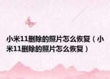 小米11删除的照片怎么恢复（小米11删除的照片怎么恢复）