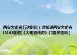 西安大明宫万达影院（谁知道西安大明宫IMAX影院《大明宫传奇》门票多钱吗）