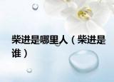柴进是哪里人（柴进是谁）