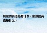 蔬菜的英语是有什么（蔬菜的英语是什么）
