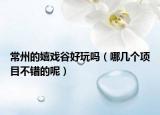 常州的嬉戏谷好玩吗（哪几个项目不错的呢）