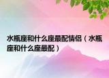 水瓶座和什么座最配情侣（水瓶座和什么座最配）