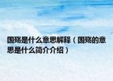 国殇是什么意思解释（国殇的意思是什么简介介绍）