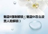 魅蓝6强制解锁（魅蓝6t怎么设置人脸解锁）