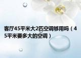 客厅45平米大2匹空调够用吗（45平米要多大的空调）