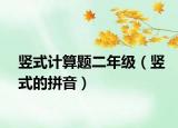 竖式计算题二年级（竖式的拼音）