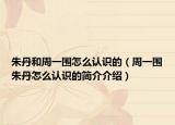 朱丹和周一围怎么认识的（周一围朱丹怎么认识的简介介绍）