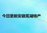 今日更新安徽芜湖特产