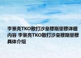 李景亮TKO散打沙皇穆斯里穆详细内容 李景亮TKO散打沙皇穆斯里穆具体介绍