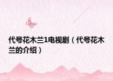 代号花木兰1电视剧（代号花木兰的介绍）