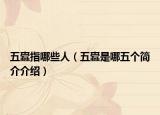 五蠹指哪些人（五蠹是哪五个简介介绍）