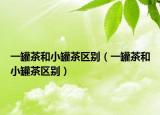 一罐茶和小罐茶区别（一罐茶和小罐茶区别）