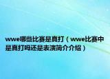 wwe哪些比赛是真打（wwe比赛中是真打吗还是表演简介介绍）