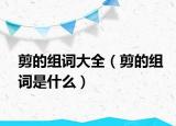 剪的组词大全（剪的组词是什么）