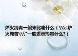炉火纯青一般来比喻什么（\