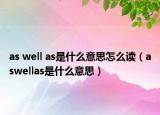 as well as是什么意思怎么读（aswellas是什么意思）