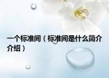 一个标准间（标准间是什么简介介绍）
