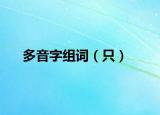多音字组词（只）
