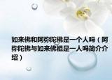 如来佛和阿弥陀佛是一个人吗（阿弥陀佛与如来佛祖是一人吗简介介绍）