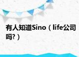 有人知道Sino（life公司吗?）