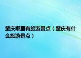 肇庆哪里有旅游景点（肇庆有什么旅游景点）