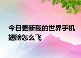 今日更新我的世界手机翅膀怎么飞