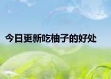 今日更新吃柚子的好处