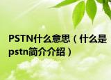PSTN什么意思（什么是pstn简介介绍）