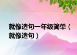 就像造句一年级简单（就像造句）
