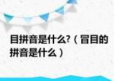 目拼音是什么?（冒目的拼音是什么）