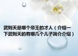 武则天是哪个帝王的才人（介绍一下武则天的有哪几个儿子简介介绍）