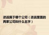 逆战属于哪个公司（逆战里面的两家公司叫什么名字）
