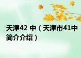 天津42 中（天津市41中简介介绍）
