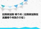 拉斯维加斯 哪个州（拉斯维加斯在美国哪个州简介介绍）