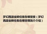 梦幻西游坐骑任务在哪里接（梦幻西游坐骑任务在哪里领简介介绍）