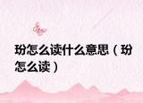玢怎么读什么意思（玢怎么读）