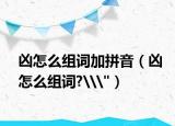 凶怎么组词加拼音（凶怎么组词?\