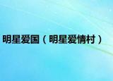 明星爱国（明星爱情村）