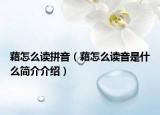 藉怎么读拼音（藉怎么读音是什么简介介绍）