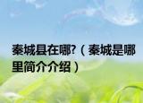 秦城县在哪?（秦城是哪里简介介绍）