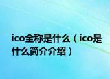 ico全称是什么（ico是什么简介介绍）
