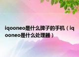 iqooneo是什么牌子的手机（iqooneo是什么处理器）